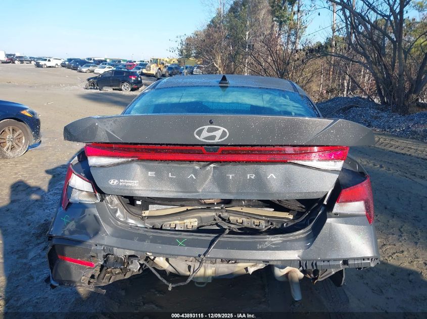 2025 Hyundai Elantra Se VIN: KMHLL4DG3SU860288 Lot: 43893115