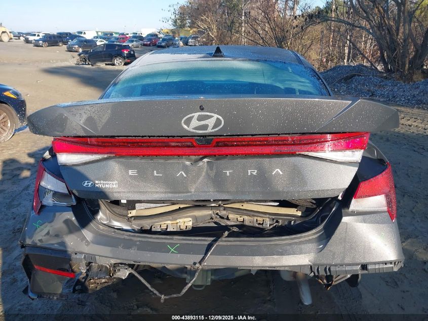 2025 Hyundai Elantra Se VIN: KMHLL4DG3SU860288 Lot: 43893115