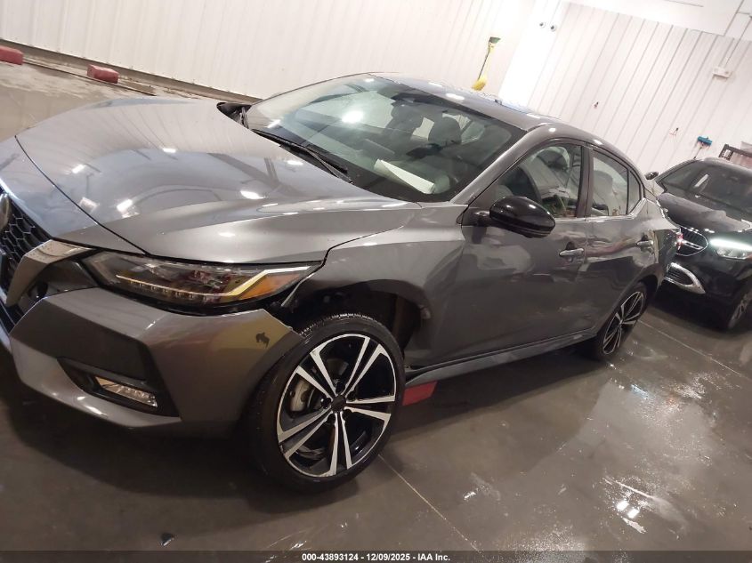 2020 Nissan Sentra Sr Xtronic Cvt VIN: 3N1AB8DV1LY306009 Lot: 43893124