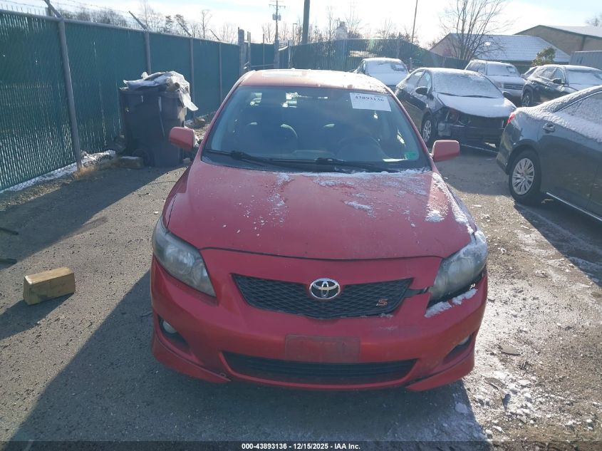 2009 Toyota Corolla S VIN: 1NXBU40EX9Z059574 Lot: 43893136