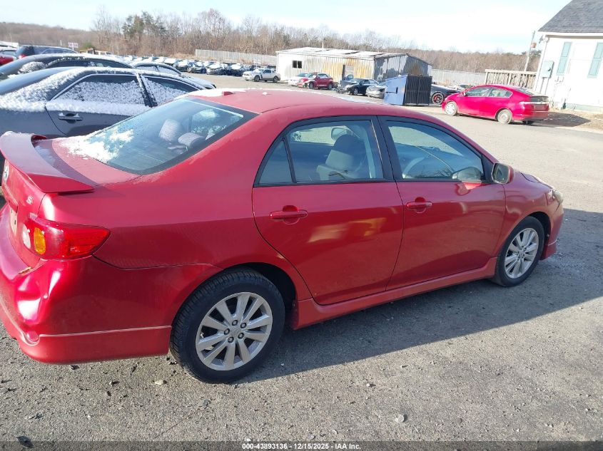 2009 Toyota Corolla S VIN: 1NXBU40EX9Z059574 Lot: 43893136