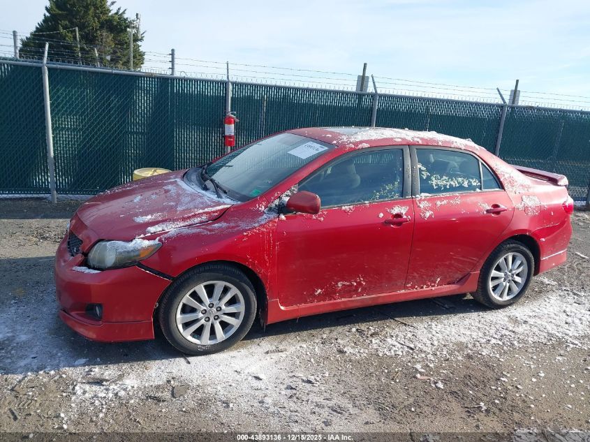2009 Toyota Corolla S VIN: 1NXBU40EX9Z059574 Lot: 43893136