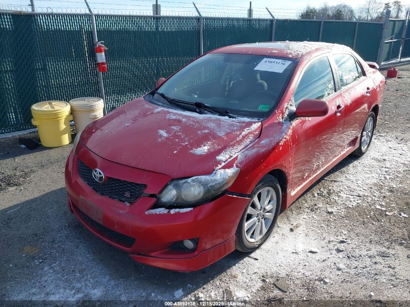 2009 Toyota Corolla S VIN: 1NXBU40EX9Z059574 Lot: 43893136