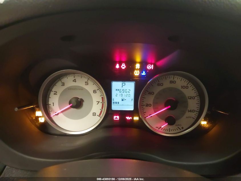 2012 Subaru Impreza 2.0I Premium VIN: JF1GPAF63CH216934 Lot: 43893156