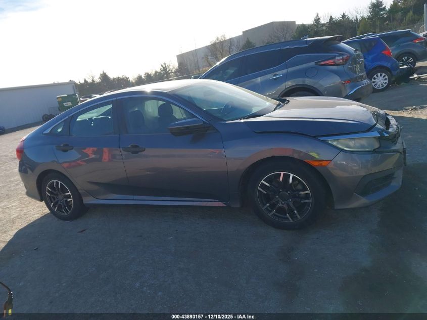 2016 Honda Civic Lx VIN: 19XFC2F5XGE029636 Lot: 43893157