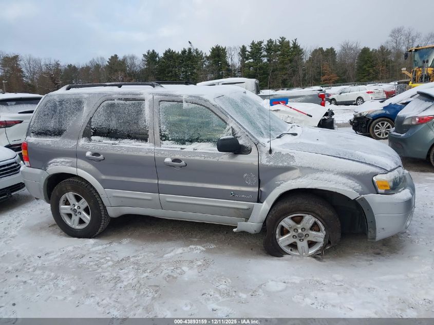 2007 Ford Escape Hybrid VIN: 1FMCU59HX7KA24470 Lot: 43893159