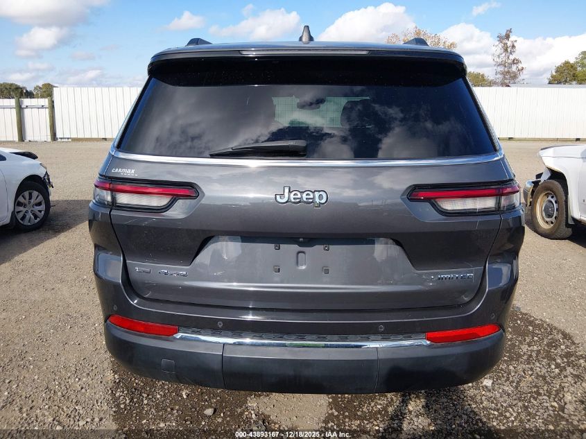 2021 Jeep Grand Cherokee L Limited 4X4 VIN: 1C4RJKBG7M8163262 Lot: 43893167