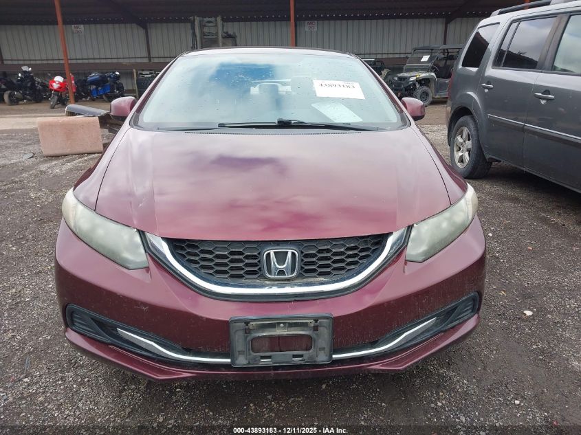 2013 Honda Civic Lx VIN: 19XFB2F53DE045305 Lot: 43893183