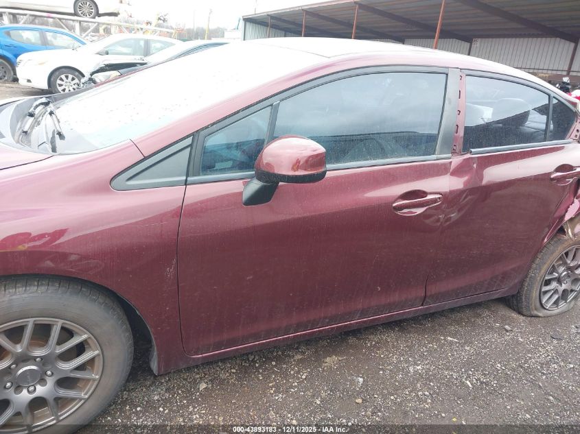 2013 Honda Civic Lx VIN: 19XFB2F53DE045305 Lot: 43893183