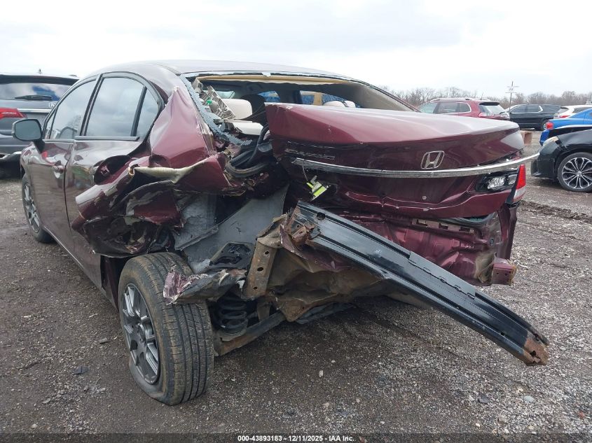 2013 Honda Civic Lx VIN: 19XFB2F53DE045305 Lot: 43893183