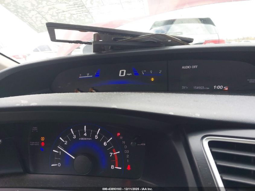 2013 Honda Civic Lx VIN: 19XFB2F53DE045305 Lot: 43893183