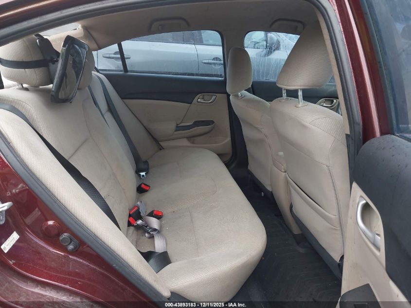 2013 Honda Civic Lx VIN: 19XFB2F53DE045305 Lot: 43893183