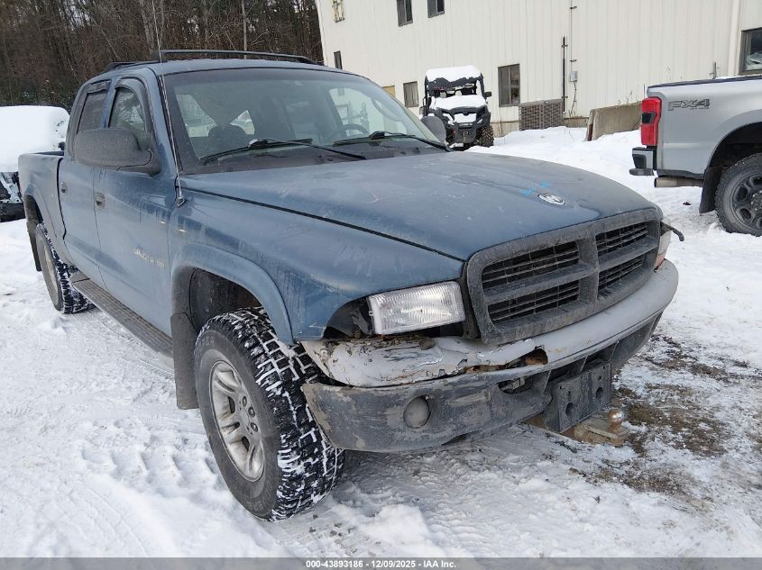 2002 Dodge Dakota Slt VIN: 1B7HG48N82S725343 Lot: 43893186