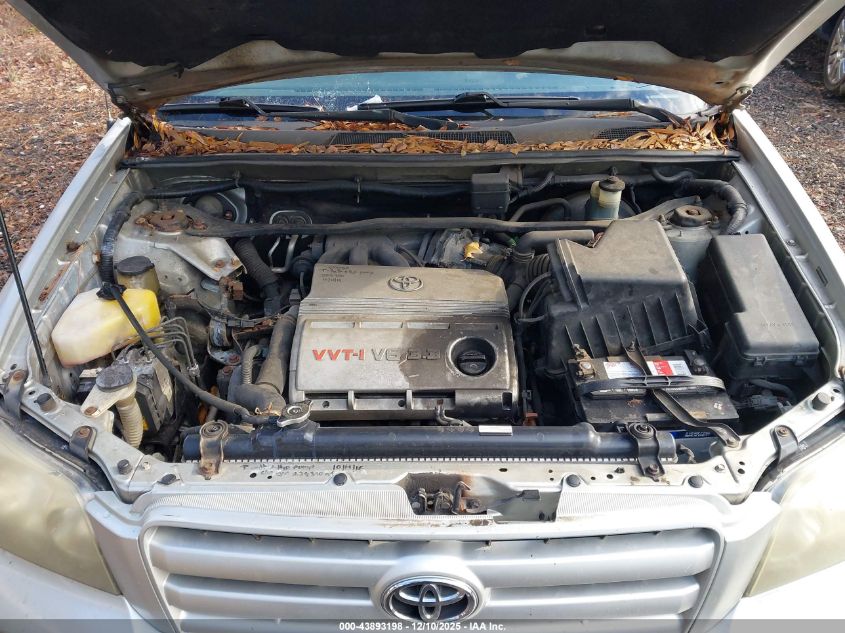 2004 Toyota Highlander V6 VIN: JTEEP21A940003727 Lot: 43893198