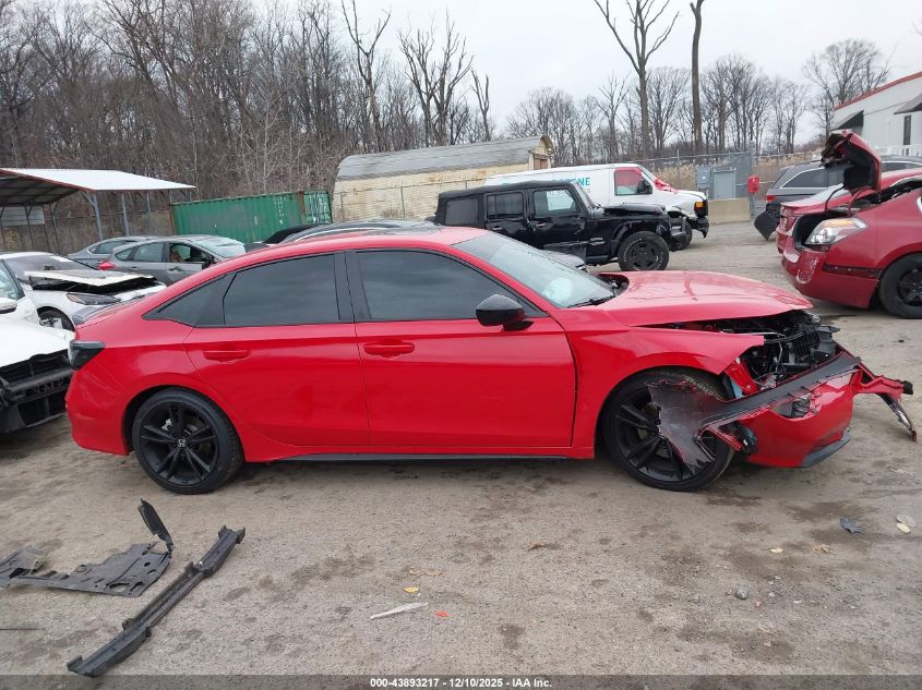 2025 Honda Civic Si Base W/High Performance Summer Tires/ VIN: 2HGFE1E55SH476251 Lot: 43893217