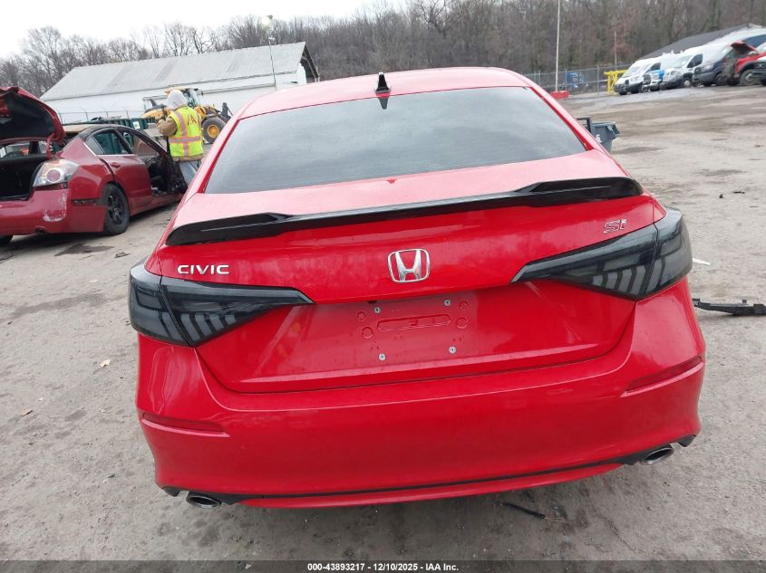 2025 Honda Civic Si Base W/High Performance Summer Tires/ VIN: 2HGFE1E55SH476251 Lot: 43893217