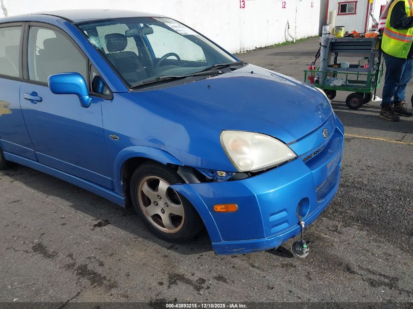 2004 Suzuki Aerio Sx VIN: JS2RC61H345253382 Lot: 43893215