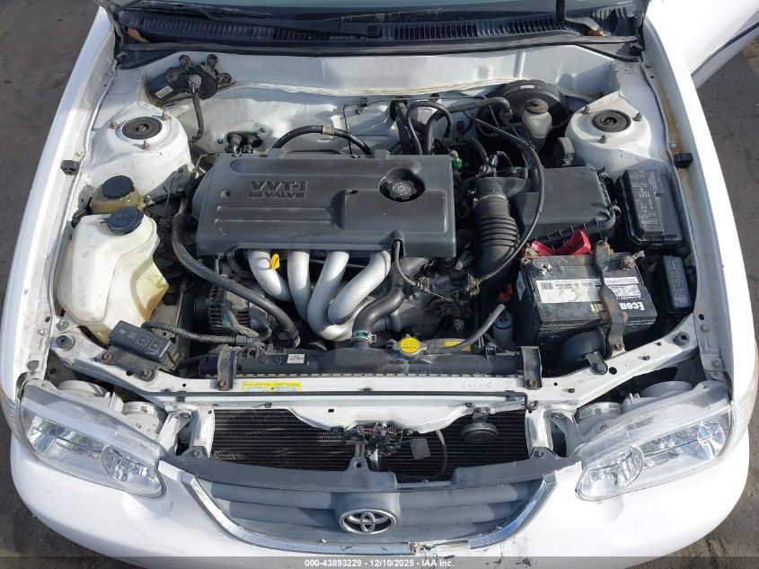 2002 Toyota Corolla Ce VIN: 1NXBR12E52Z566062 Lot: 43893229