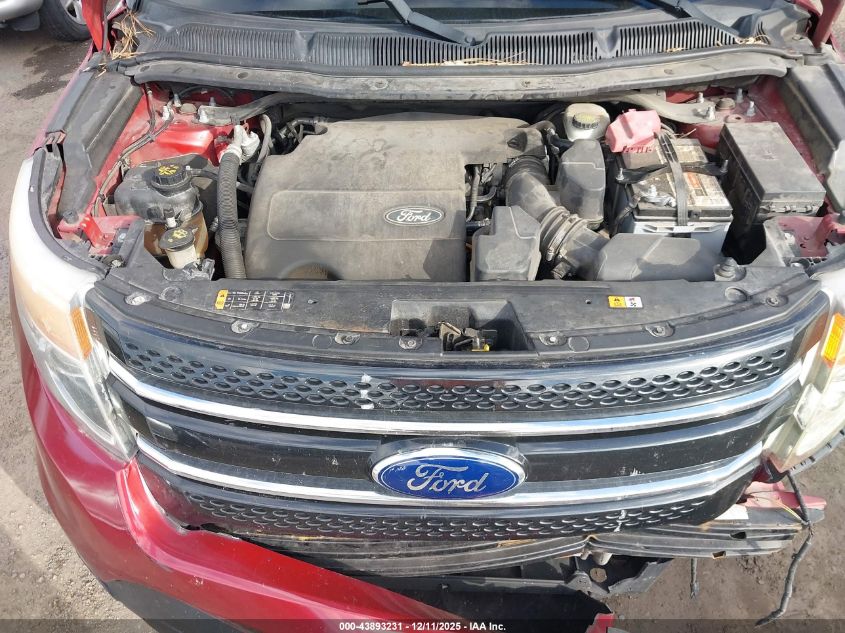 2013 Ford Explorer Xlt VIN: 1FM5K8D81DGB25161 Lot: 43893231