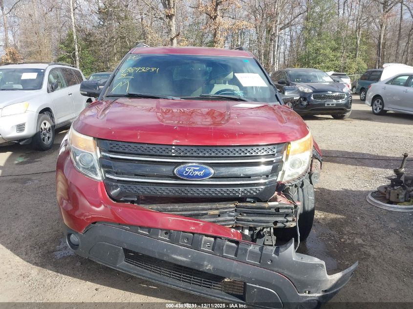 2013 Ford Explorer Xlt VIN: 1FM5K8D81DGB25161 Lot: 43893231