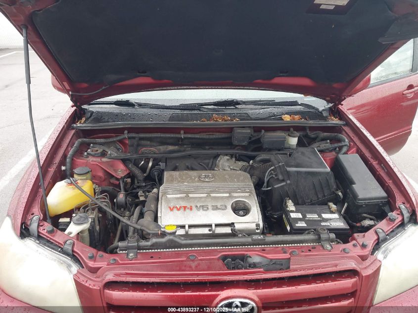 2007 Toyota Highlander 3Rd Row VIN: JTEDP21A370129789 Lot: 43893237