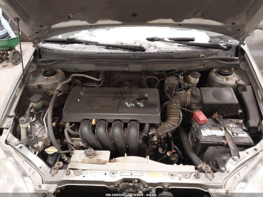 2004 Toyota Corolla Le VIN: JTDBR38E042033249 Lot: 43893247