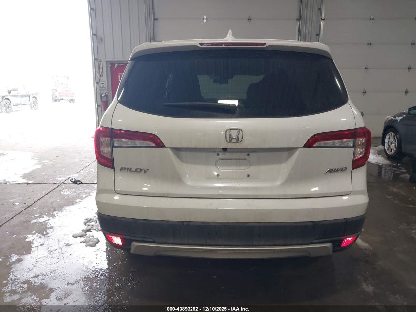 2020 Honda Pilot Awd Ex VIN: 5FNYF6H34LB019031 Lot: 43893262