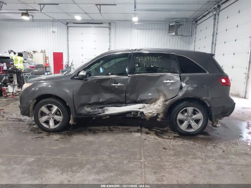 2011 Acura Mdx VIN: 2HNYD2H21BH527644 Lot: 43893265