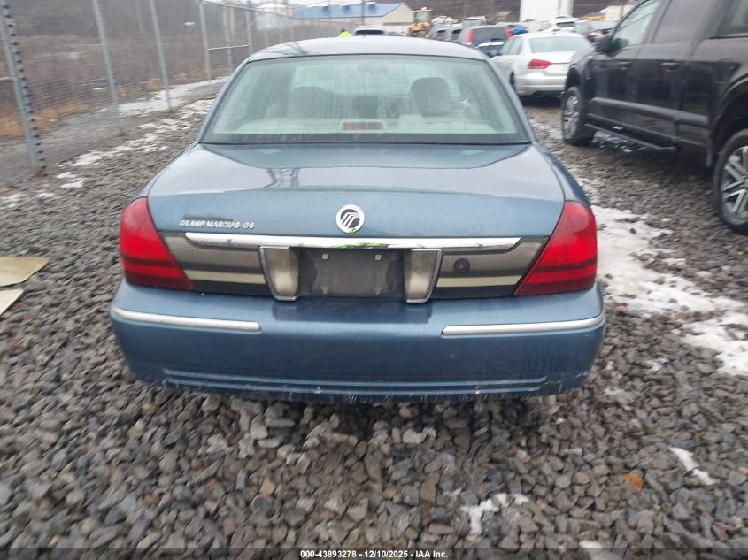 2008 Mercury Grand Marquis Gs VIN: 2MEFM74V68X624202 Lot: 43893278