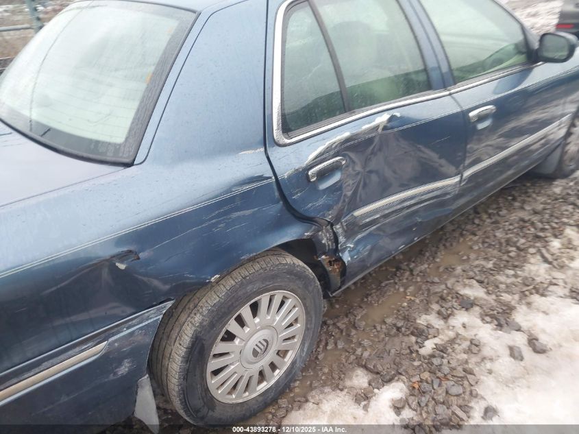 2008 Mercury Grand Marquis Gs VIN: 2MEFM74V68X624202 Lot: 43893278