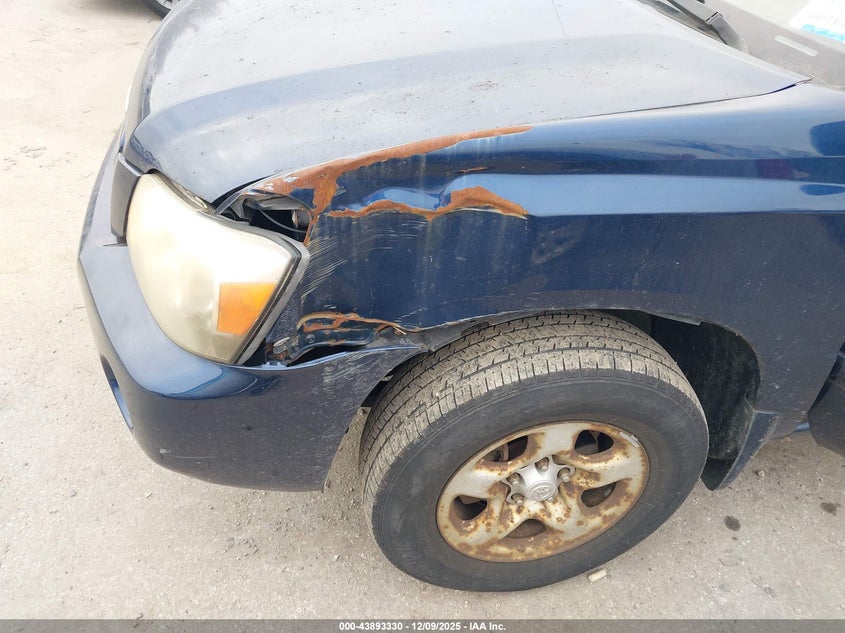 JTEGD21A350110596 2005 TOYOTA HIGHLANDER photo no. 6