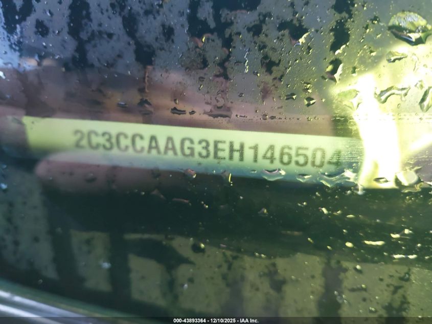 2014 Chrysler 300 VIN: 2C3CCAAG3EH146504 Lot: 43893364