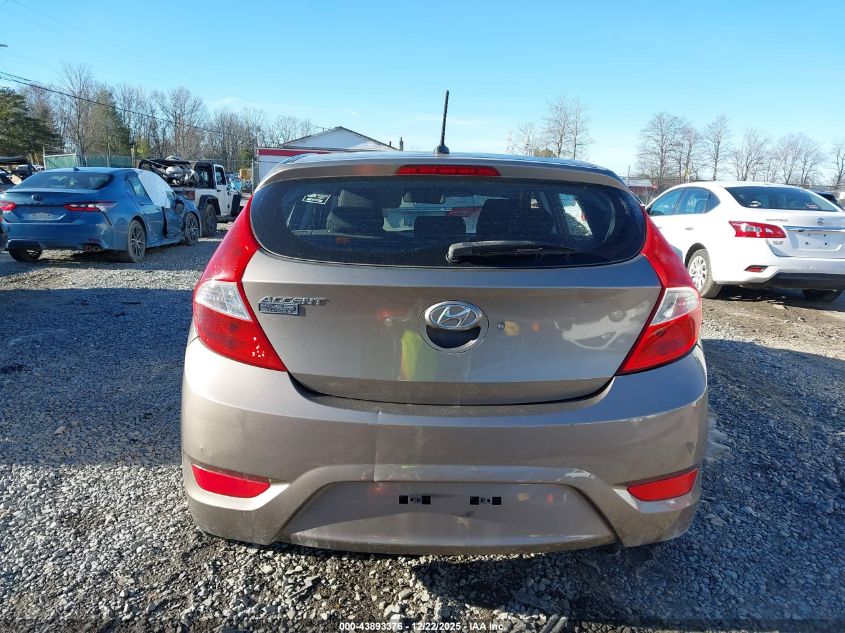 2013 Hyundai Accent Gs VIN: KMHCT5AE1DU131377 Lot: 43893376