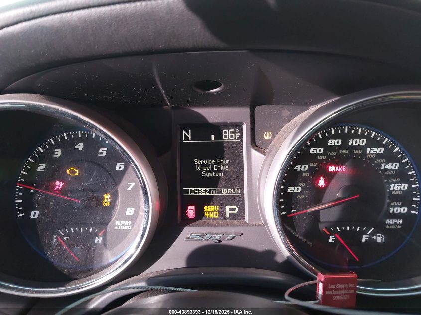 2012 Jeep Grand Cherokee Srt8 VIN: 1C4RJFDJ9CC269692 Lot: 43893393