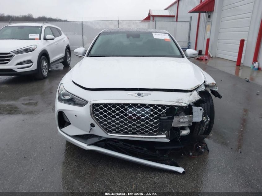2019 Genesis G70 2.0T Advanced VIN: KMTG34LAXKU027656 Lot: 43893463