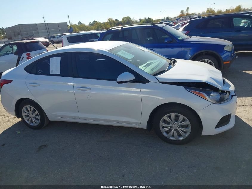2022 Hyundai Accent Se VIN: 3KPC24A68NE175659 Lot: 43893477