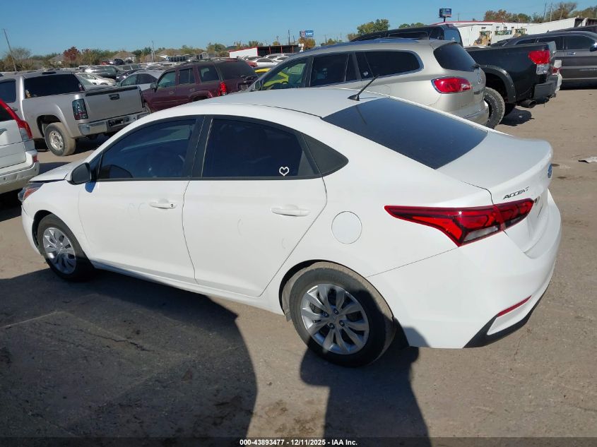 2022 Hyundai Accent Se VIN: 3KPC24A68NE175659 Lot: 43893477