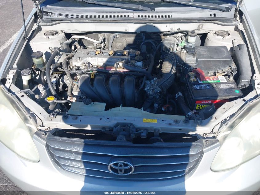 2003 Toyota Corolla Le VIN: JTDBR32E530008821 Lot: 43893488