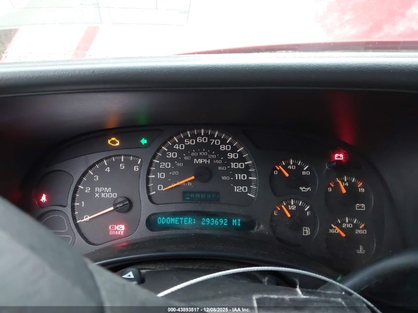 2003 Chevrolet Avalanche 1500 VIN: 3GNEK13T43G134433 Lot: 43893517