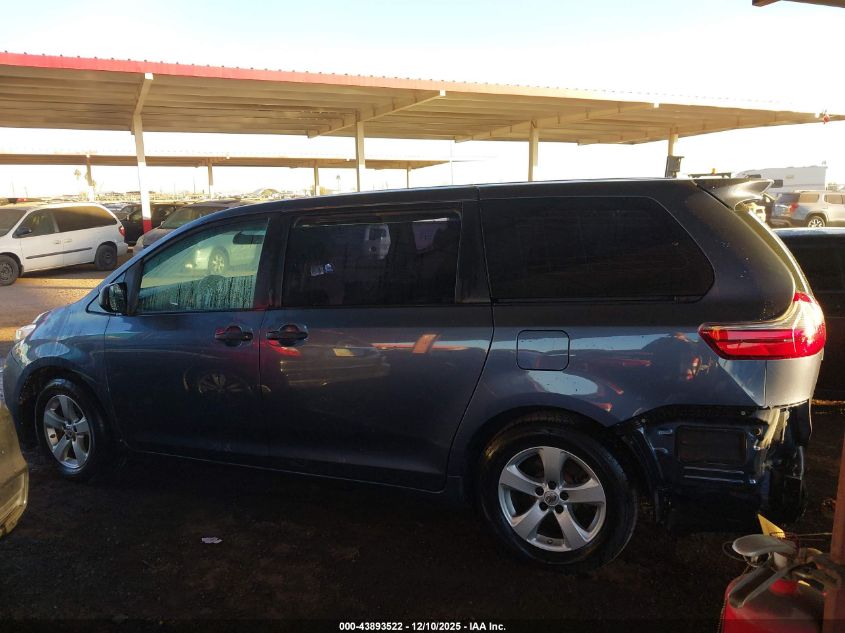 2016 Toyota Sienna L 7 Passenger VIN: 5TDZK3DC1GS730921 Lot: 43893522