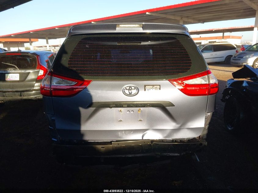 2016 Toyota Sienna L 7 Passenger VIN: 5TDZK3DC1GS730921 Lot: 43893522