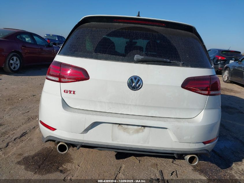 2019 Volkswagen Golf Gti 2.0T Autobahn/2.0T Rabbit Edition/2.0T S/2.0T Se VIN: 3VW5T7AU9KM037584 Lot: 43893534