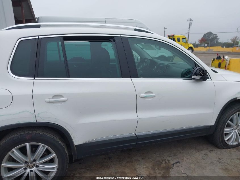 2013 Volkswagen Tiguan Se VIN: WVGAV3AX5DW563398 Lot: 43893555