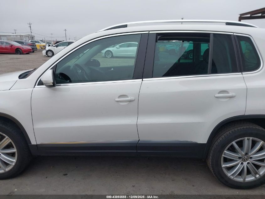 2013 Volkswagen Tiguan Se VIN: WVGAV3AX5DW563398 Lot: 43893555