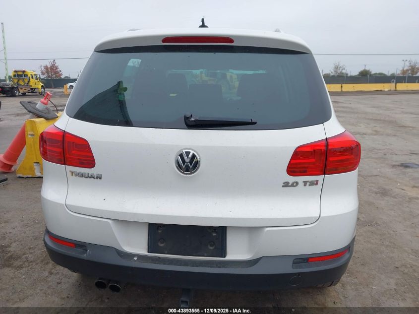 2013 Volkswagen Tiguan Se VIN: WVGAV3AX5DW563398 Lot: 43893555