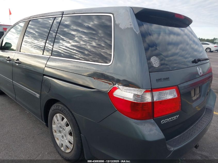 2006 Honda Odyssey Lx VIN: 5FNRL38216B123368 Lot: 43893556