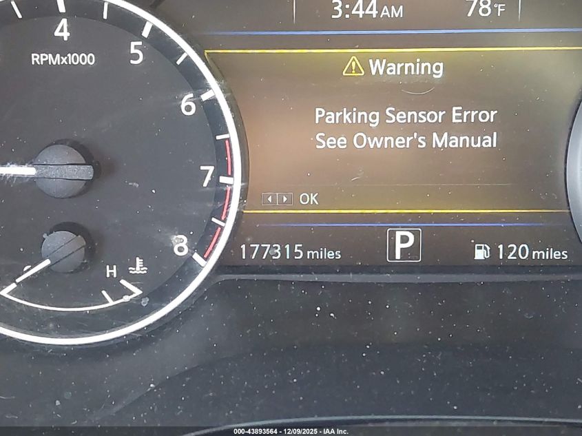 2016 Nissan Maxima 3.5 Sv VIN: 1N4AA6AP7GC436097 Lot: 43893564