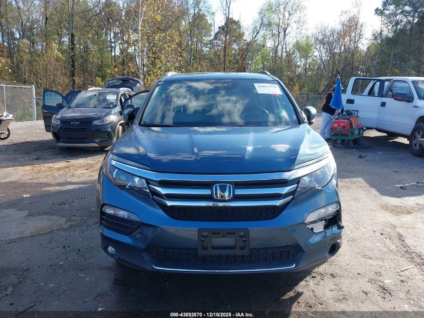 2018 Honda Pilot Touring VIN: 5FNYF5H99JB014175 Lot: 43893570