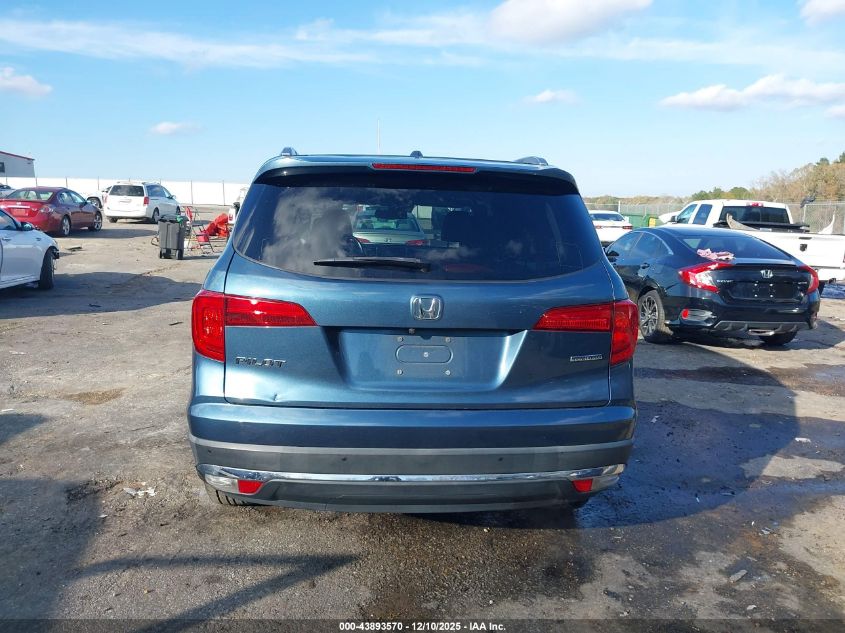 2018 Honda Pilot Touring VIN: 5FNYF5H99JB014175 Lot: 43893570