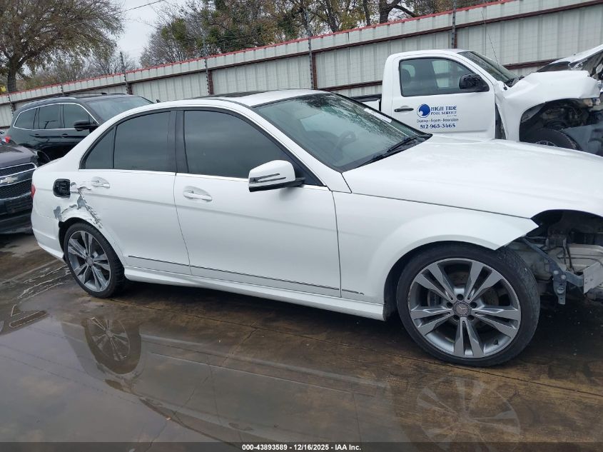 2014 Mercedes-Benz C 250 Sport VIN: WDDGF4HB0EA962283 Lot: 43893589